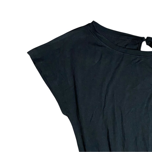 PRETTYGARDEN Black Off Shoulder Jumpsuit Romper Elastic Waist Pockets NWT Small - Picture 3 of 12